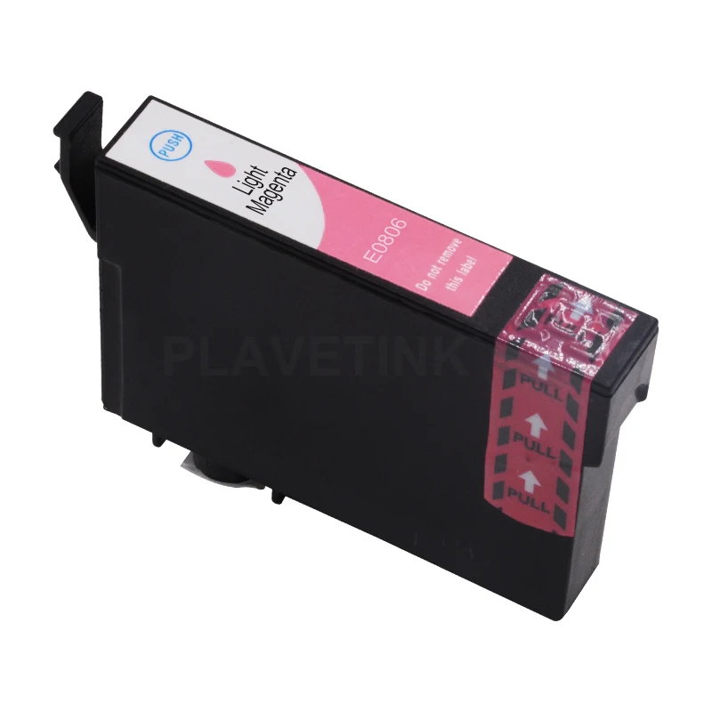 Plavetink 6 Цвет T0801 принтера чернильный картридж совместимый для Epson Stylus Photo P50 T59 R265 270 285 290 360 RX560 585 принтер