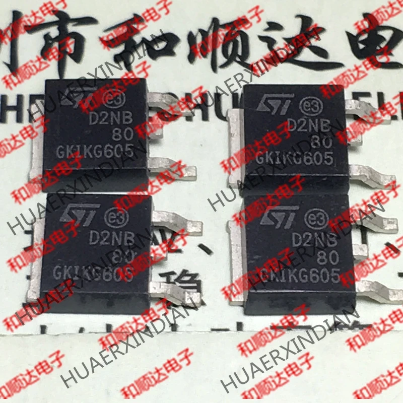 20 шт./лот STD2NB80 D2NB80-252 800V 1.9A на