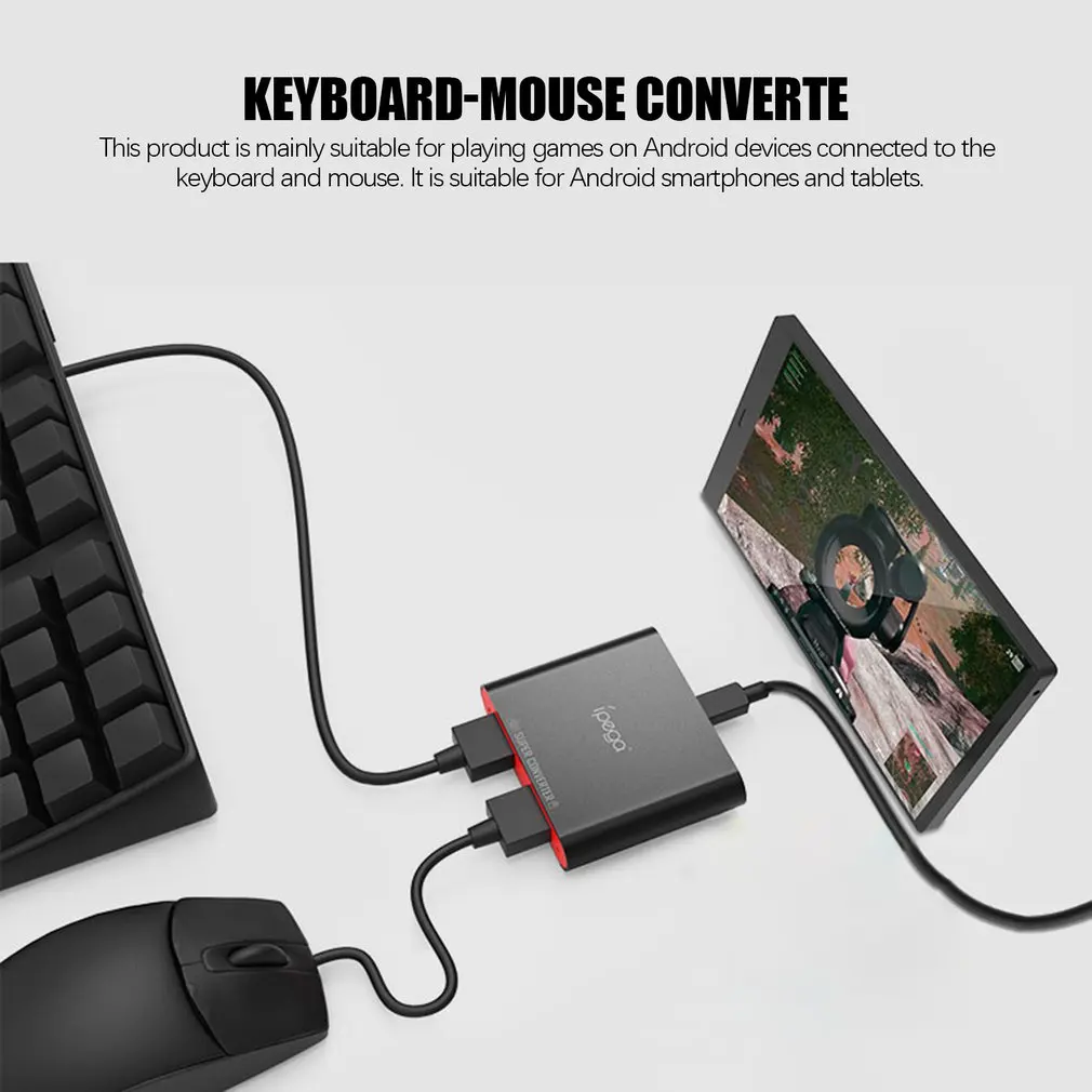  Ipega Pg-9116 Bluetooth Keyboard Mouse 2 in 1 Converter for Mobile Pubg Controller Games for Androi