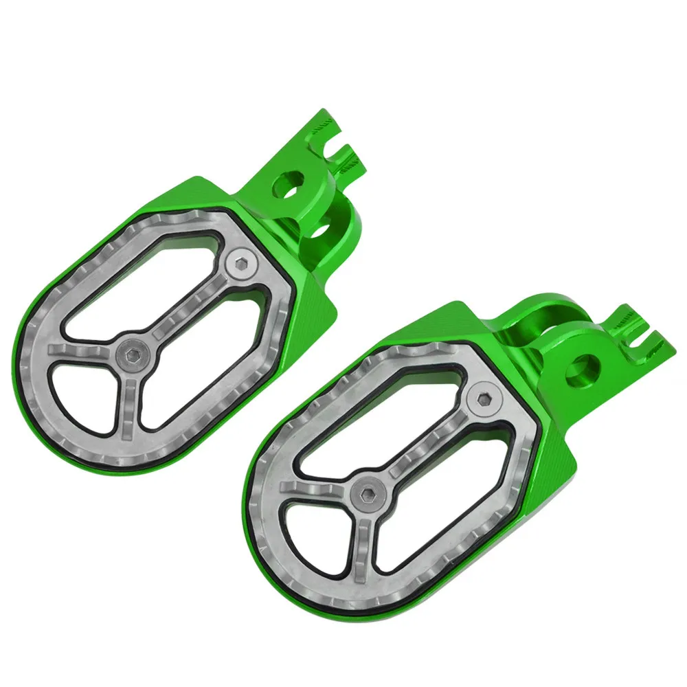 CNC Dirt bike Rearset Peg педали для ног Подножка для Kawasaki KX450F 2007- KLX450 KX250 HONDA CFR250X/R CRF150R