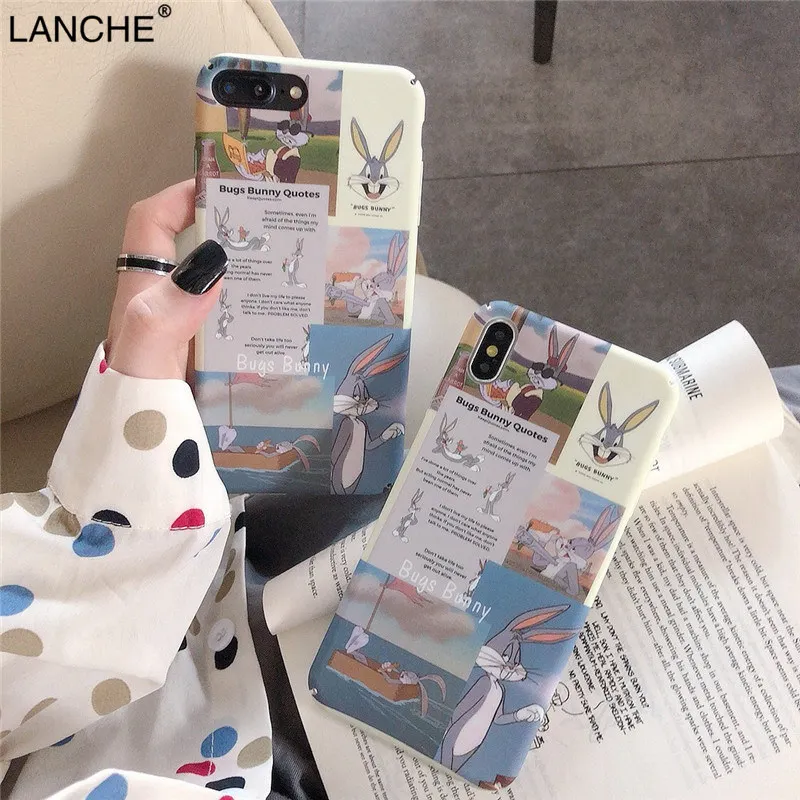 Жесткий чехол LANCHE Platic для телефона Xiaomi Redmi Note 7 8 K20 mi 9 se lite cc9 6X милые Мультяшные