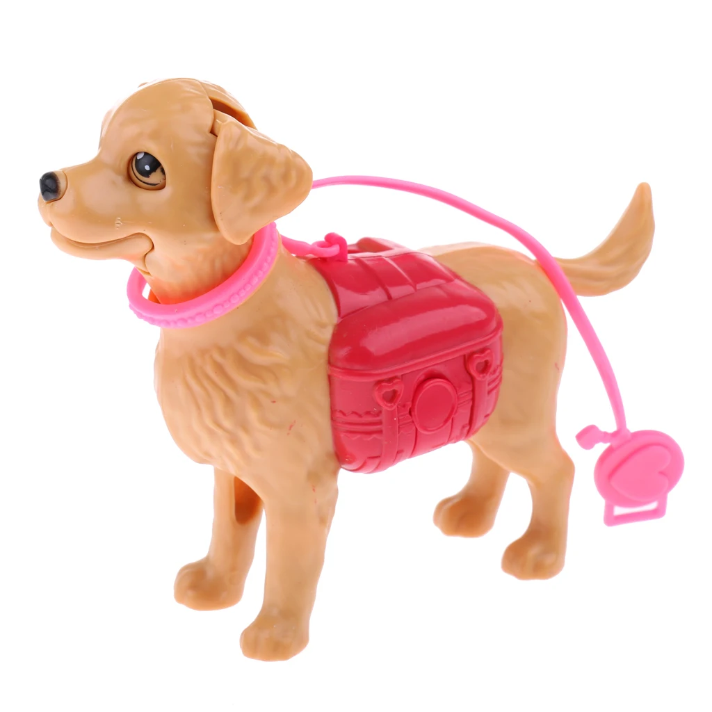Lively Defecate Puppy Model w/ Accessories Playset for 12inch Baby Dolls Kids Toys Dolls Training Potty Puppy Dog