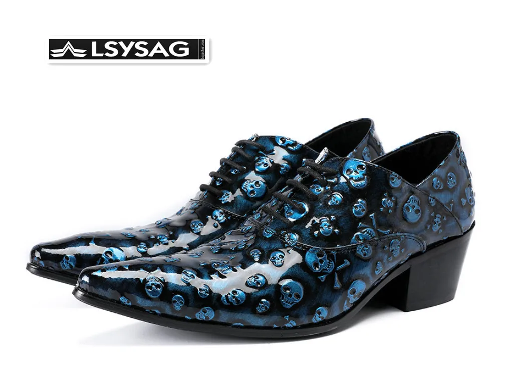 Designer Business Men Dress Shoes Genuine Leather Men Oxfords Shoes Italian Pointed Toe Brogue Shoes Large Size