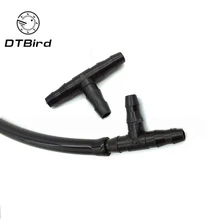 50 шт. спринклерная орошение 1/4 дюймов Колючая Тройник соединители водяного шланга шланг штуцер столярная капельная система для шланга 4 мм/7 мм