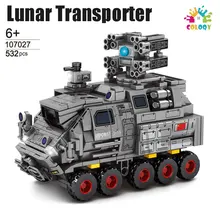 

COLOQY Toys spaceship series medium-sized bucket carrier troop carrier boy assembled assembling building block toy gift