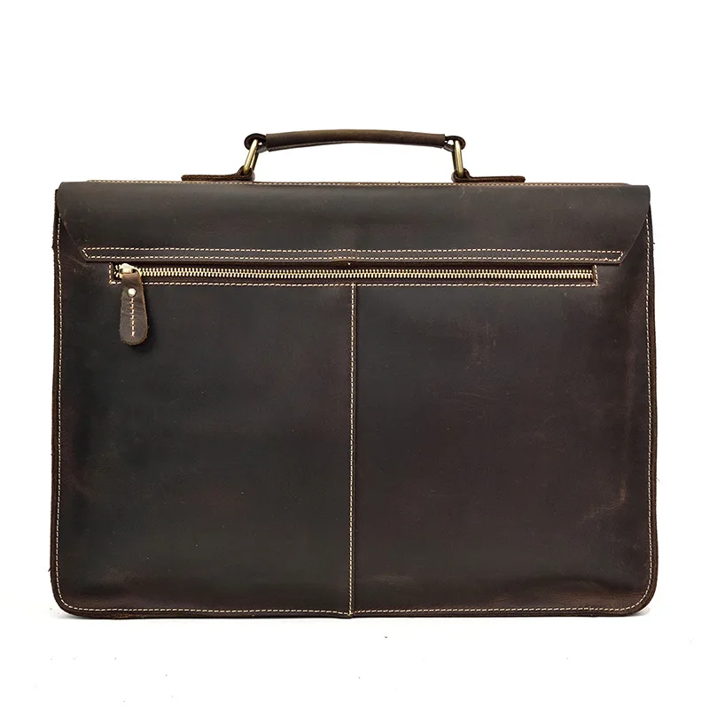 Document Defender Plus Leather Messenger Bag