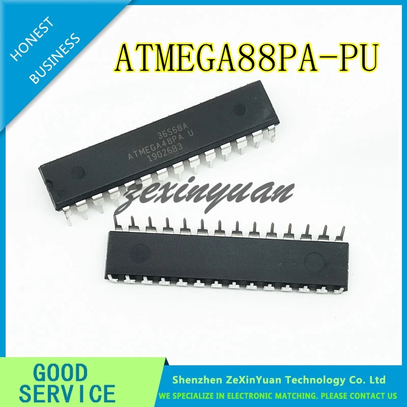 

2 шт. ATMEGA88PA-PU DIP28 ATMEGA88PA ATMEGA88P ATMEGA88 DIP28