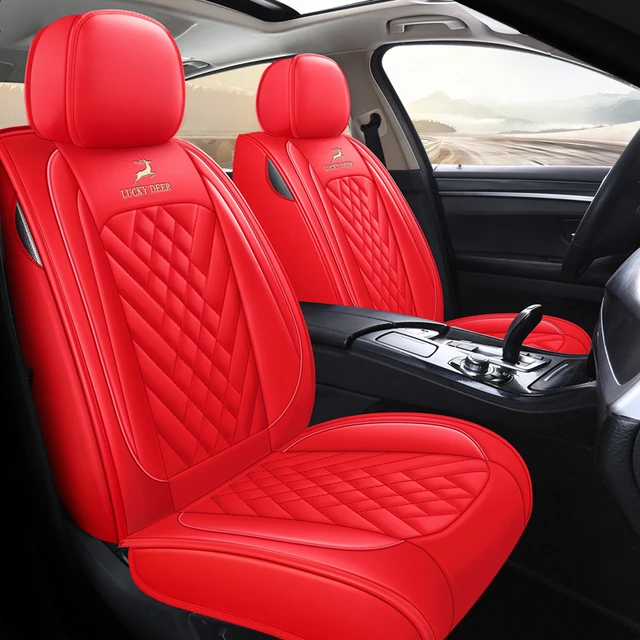 Universal Künstliche Leder Auto Sitzbezüge für Die Meisten Auto Modelle Auto  Zubehör Innen Details Sitz Schutz - AliExpress