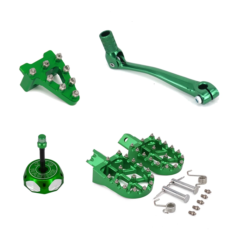 Motorcycle Foot Peg Footpeg Brake Pedal Tip Shifter Lever 48.5MM Gas Fuel Tank Cap Cover Guard For HONDA CRF50 XR50 KAYO SDG SSR
