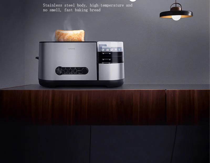220 В Многофункциональный тостер для выпечки Приготовление пищи Жарка машина для завтрака домашний быстрый нагрев сэндвич-печи