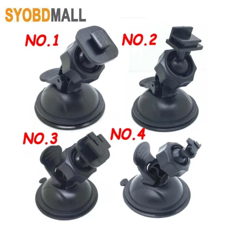 Camera Mount 4 Type Head Mini Car DVR Holder Auto Navigation GPS Tachograph Sucker Mount for GT300 G30 Video Recorder Cam Car Accessories camera mount,camera mounting bracket,dash cam suction cup,dvr bracket holder,dash cam bracket