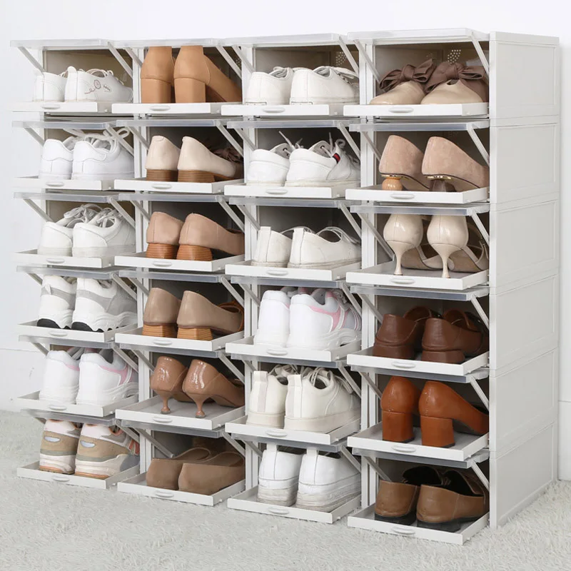 

3 Pack/Set Stackable Storage Shoe Box Clear Plastic Shoes Containers Cases E2S