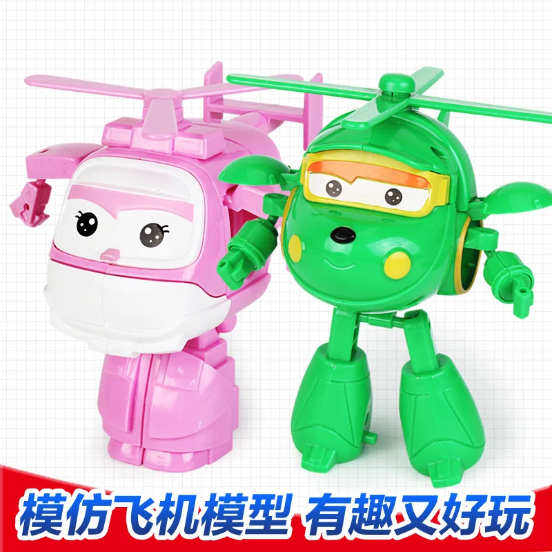 

Super Airplane Jingang Educational Deformation Robot Peter Pan Combat Team New Style Stall Hot Selling-