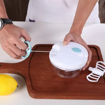 

Knoflook Crusher Garlic High Speedy Chopper Onion Vegetable Meat Slicer Hand Pull Mincer Blender Manual Food Chopper Processor