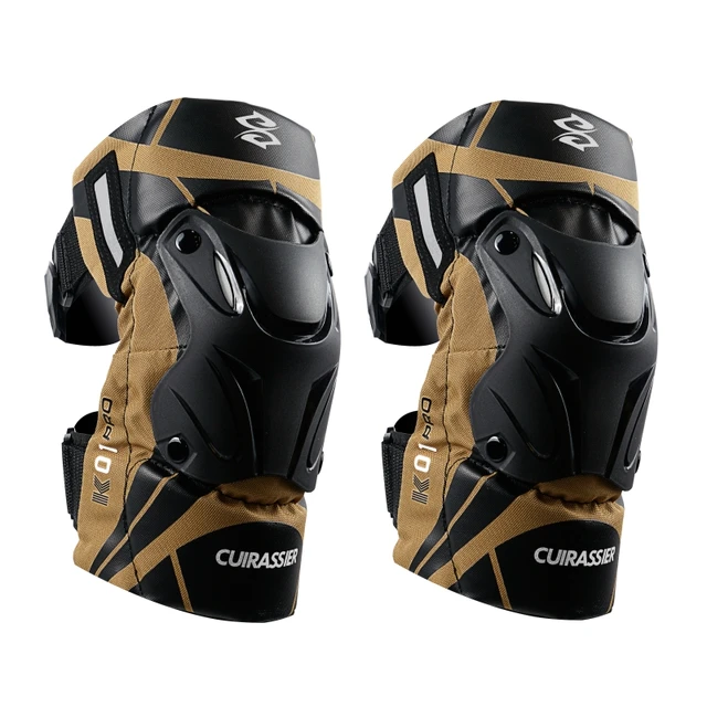 Cuirassier K01 Protective Motorbike Kneepad Motocross Motorcycle Knee Pads MX Protector Racing Guards Off-road Elbow Protection K01-3-Desert yellow