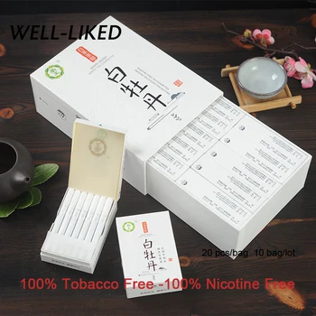 

New Arrive White Peony Tea Smoke Herbal Fine Cigarette Accessories No Nicotine & Tobacco Cigarettes Tea Tobacco Gifts For Men