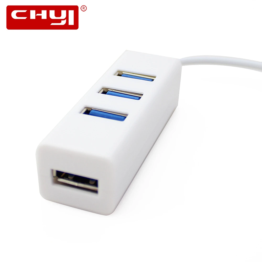 CHYI USB 3.1 Type-C 4 Ports Hub USB-C Splitter OTG High Speed Multi Type-c Micro 3.0 For Computer Smartphone Macbook Air | Компьютеры и
