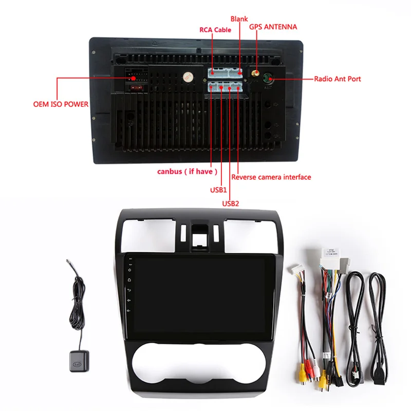 Best 9" 2.5D IPS Android 9.1 Car DVD Multimedia Player GPS for Subaru Forester XV WRX 2012 2014-2016 DSP 32EQ radio stereo navigation 5