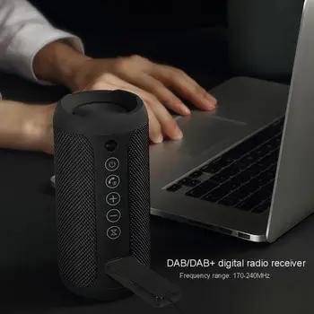 

New DAB Digital Radio Receiver with Antenna for Bluetooth Speaker Home Stereo TV with USB Read Disk Function Accessories