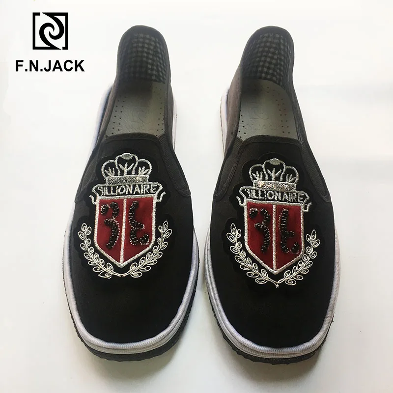 F.N.JACK обувь для вождения; мужские туфли-светильник для пеших прогулок на плоской подошве; мужские повседневные лоферы; классическая удобная обувь без застежки из хлопчатобумажной ткани