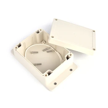 

New 1pcs Waterproof Electronic Project Cover Plastic Enclosure Case Power Junction Box Switch Box DIY PLC Project Box 115*90*55m