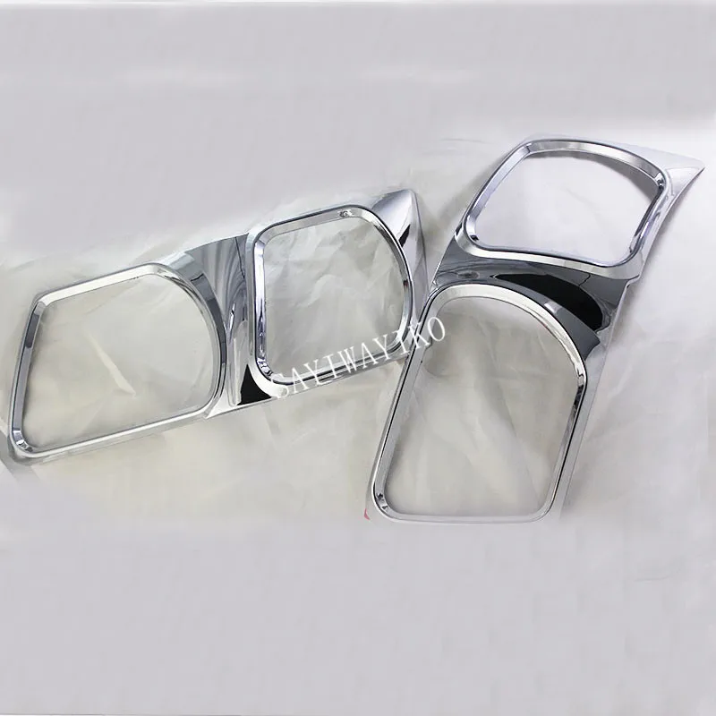 2 шт. ABS Хромированная накладка на фары для Toyota SUCCEED 2001 2002 2003 2004 фары для автомобиля аксессуары