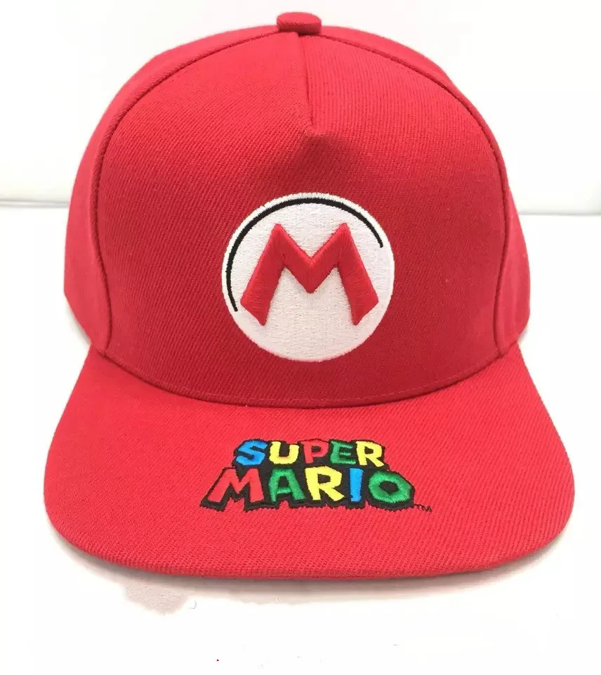 Аниме Super Mario Bros, фигурные шляпы, Марио Рик и Морти, хип-хоп шапки для взрослых мальчиков и девочек, косплей шапки, игрушки, подарки на день рождения