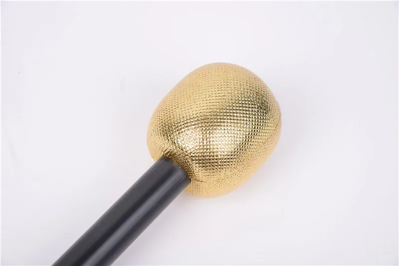 Halloween Bar Ball Microphone Props Microphone Singing Supplies Gold And Silver Microphone Singing Performance Props
