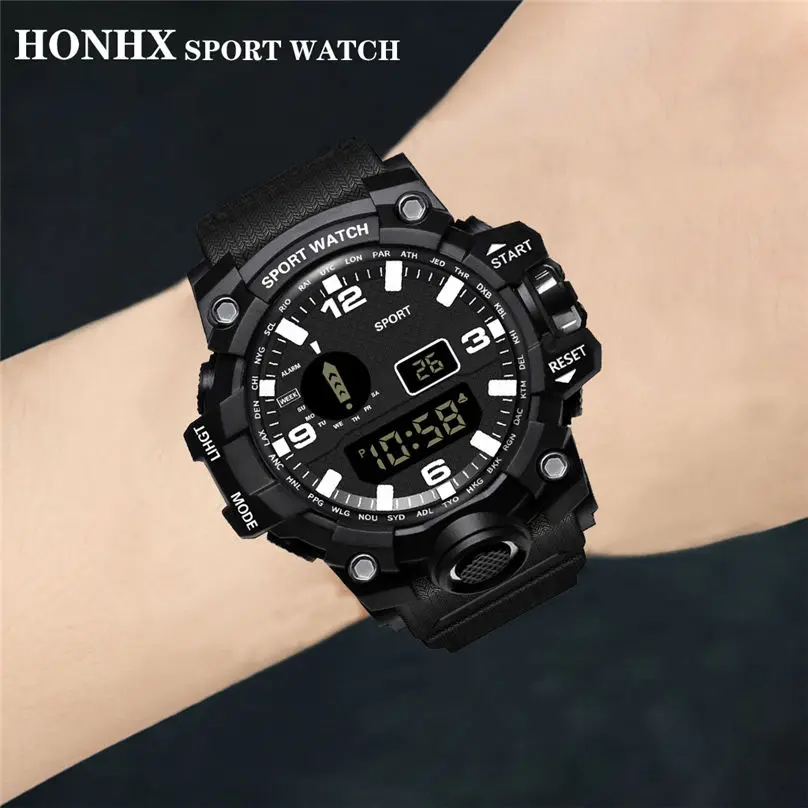 HONHX Luxury Mens Digital LED Watches Date Sport Waterproof Men Outdoor Electronic Watch 3D13 (8)