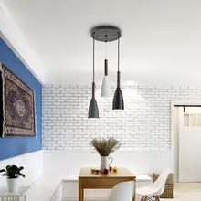 Nordic luminaria Железный светодиодный подвесные светильники деко