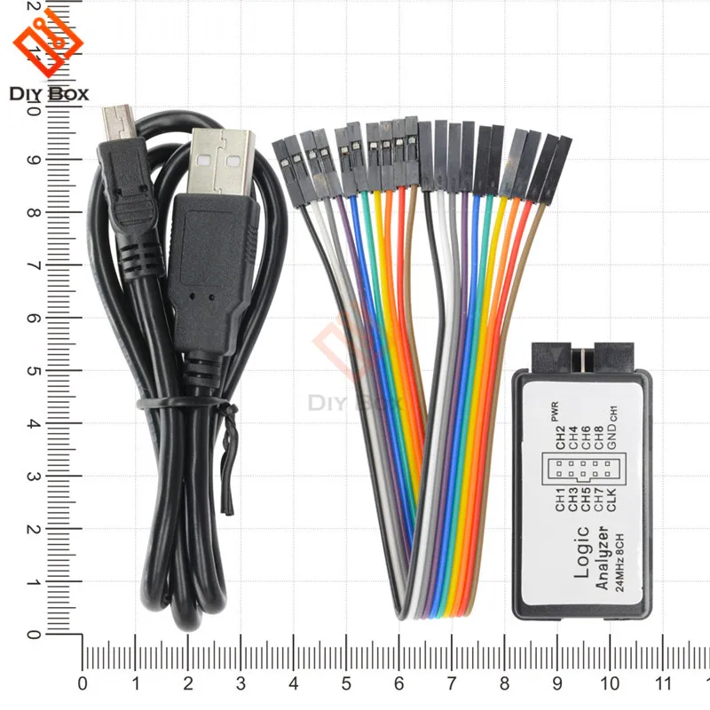 USB Logic SCM 24 МГц 8 каналов 24 м/секунд логический анализатор отладчик для ARM FPGA логический анализатор 24 м 8 каналов 16 МГц 12 МГц 8 МГц