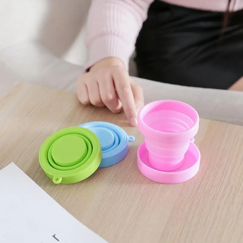 Coffee Cup Folding 170ml Silicone Portable Telescopic Drinking Collapsible Multi-function Foldable Silica Mug | Дом и сад