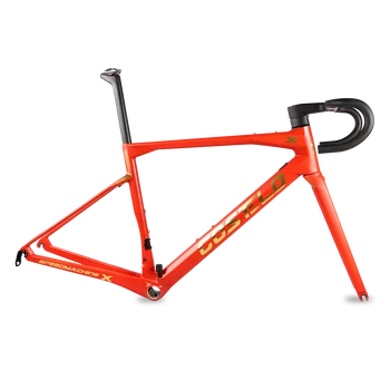 

2020 T1000 Carbon Road bicycle Frameset SPEEDMACHINE X bike frame fork seatpost with integrated handlebar