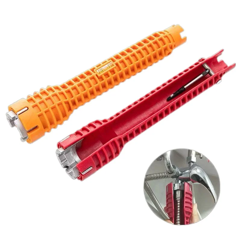 

1pcs Flume wrench Multifunctional Water Pipe Repair Wrench Kitchen Bathroom Faucet Plumbing Sleeve installation Maintenance Tool