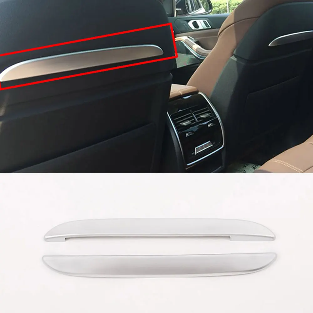 

ABS Car Front Row Seat Decoration Strips Trim For BMW X5 G05 X7 G07 2019 Year Model Car Accessories