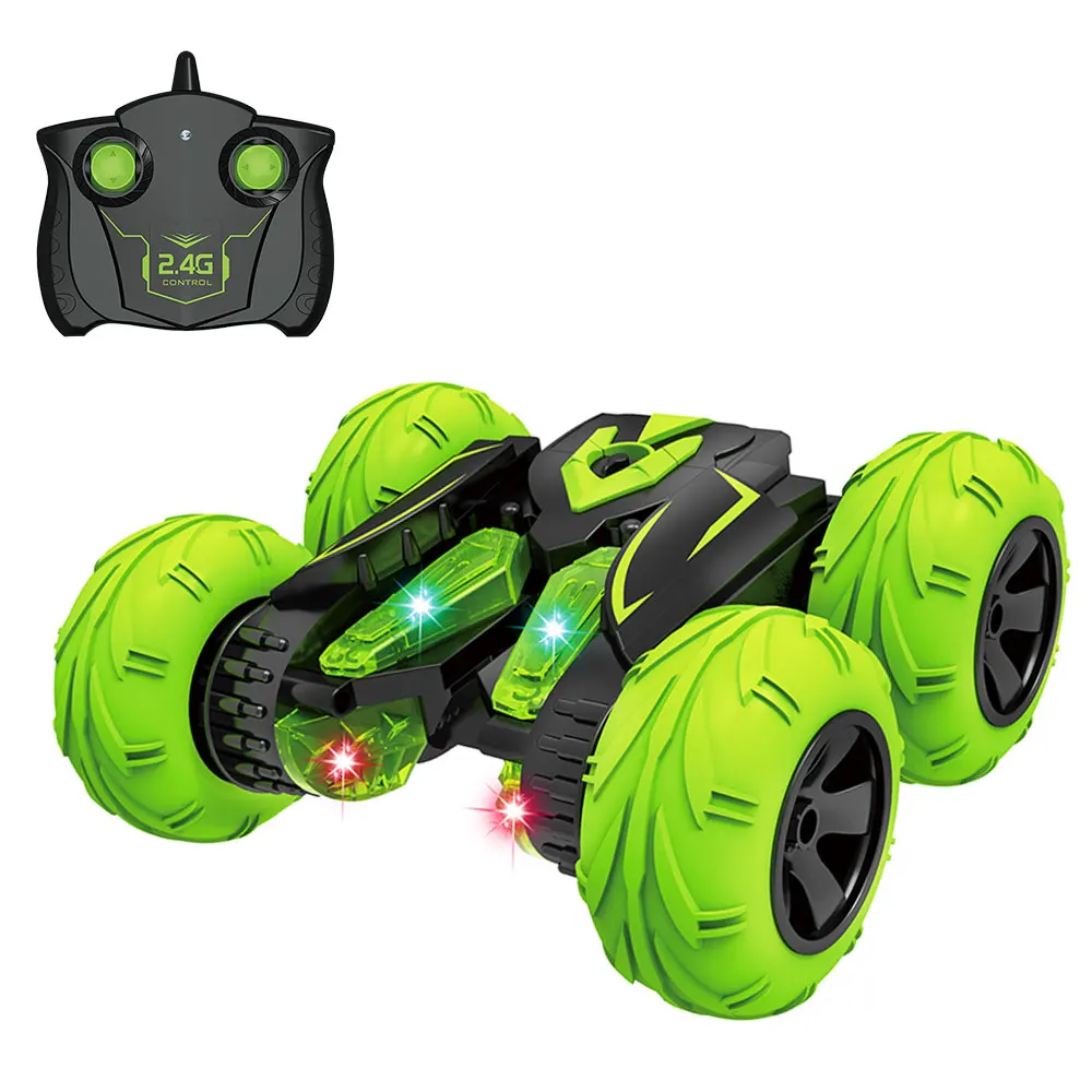 RC трюк автомобиль 2 4 ГГц 3D вращающийся дрейф необычный гоночный деформация LED