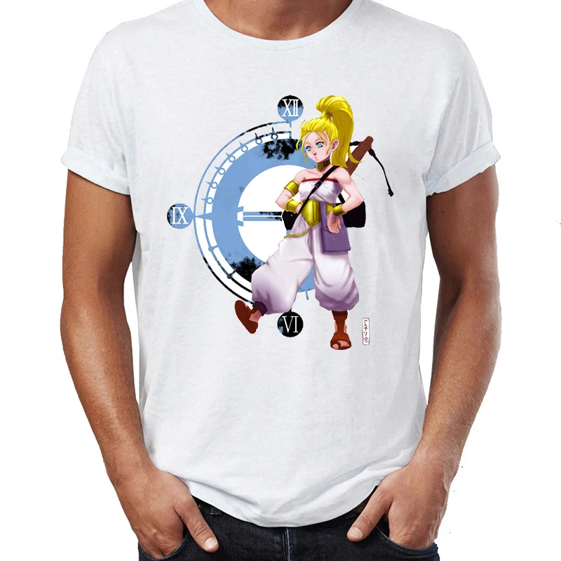 

Men's T Shirt Chrono Trigger Time Princess Awesome Artwork Drawing Printed Tee