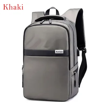 

15.6 Inch Laptop Backpacks Mens Male Backpacks Business Notebook Mochila Waterproof Back Pack USB Charging Bags Travel Bagpacks