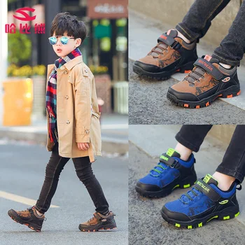 

Ha Than Xiong Tongxieqiu 2019 Winter Children Outdoors Shoe Catamite Mountaineering Keep Warm Cotton-padded Shoes