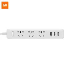 Xiao mi электронный разъем питания быстрая зарядка 3 USB+ 3 розетки стандартный разъем интерфейс расширения для mi Smart Hom
