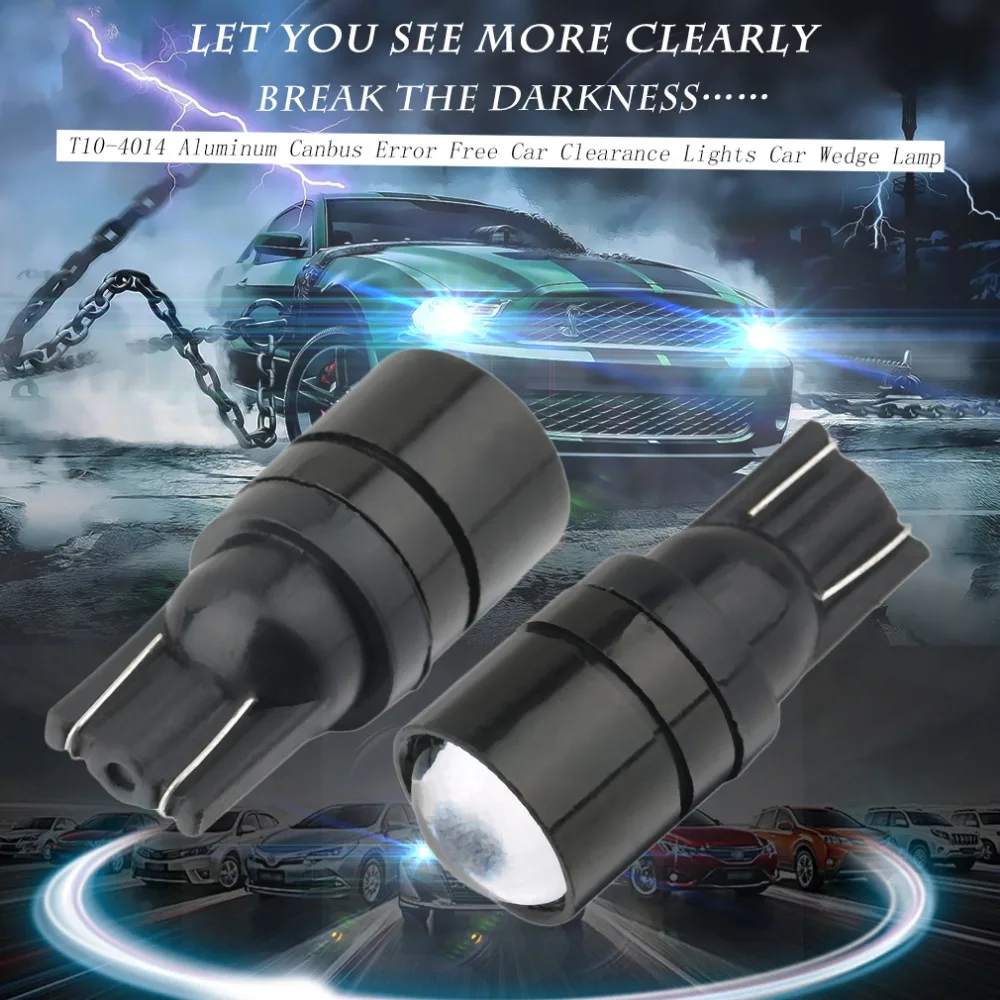 1 x High quality led Car styling lighting 194 W5W 2smd T10 wedge 2 led smd 5630 5730 projector lens led SMD Sidelight Lamp Bulbs