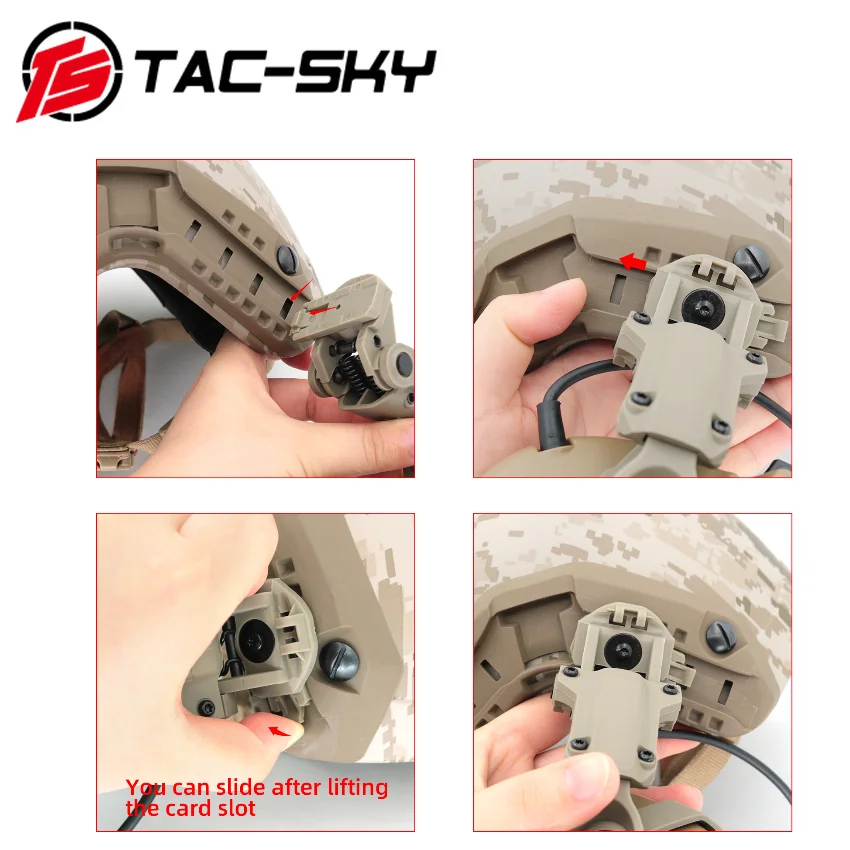 TAC-SKY Ops-Core タクティカル ヘッドセット TAC-SKY Ops-Coreタイプ RAC タクティカル ヘッドセット TAN