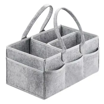 

Baby Diaper Caddy Organizer Portable Holder Bag for Changing Table and Car, Nursery Essentials Storage bins