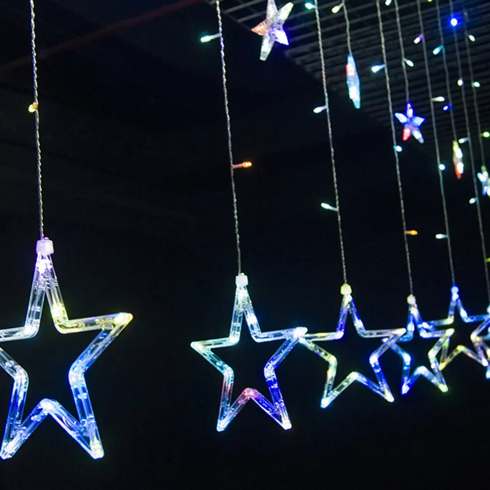 

12 Led Rope Light With Remote Star Multi Colored Dimmable Waterproof Indoor Outdoor Vine Light For Decoration Drop Shipping Sale