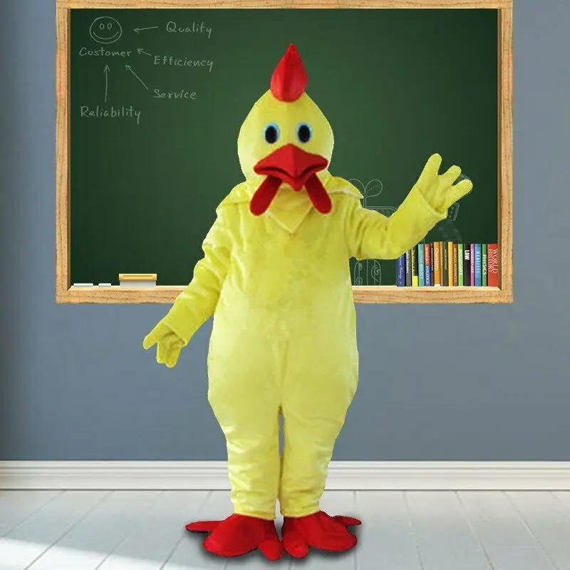 Костюм-талисман курица костюмы косплей вечерние костюмы для игр одежда реклама продвижение карнавал Хэллоуин для взрослых