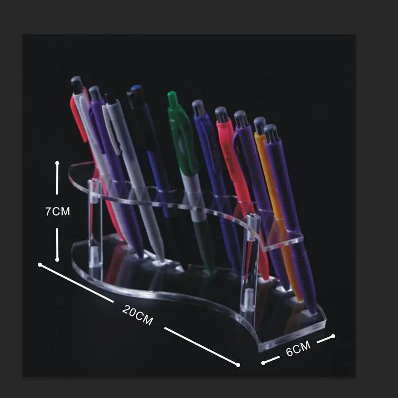 Pen storage Holder Cosmetic Brush Eyeshadow Pencil Color Pen Lipstick Display Stand Rack Cosmet Support Crystal Shelf
