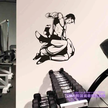 

MMA Club Sticker Boxer Kickboxing Car Decal Free Combat Vinyl Striker Wall Decor Mixed Martial Arts Club Decals