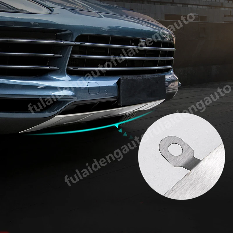 2 шт для Porsche Cayenne Передняя Задняя опорная пластина бампер защитная доска защитные решетки автомобильные аксессуары