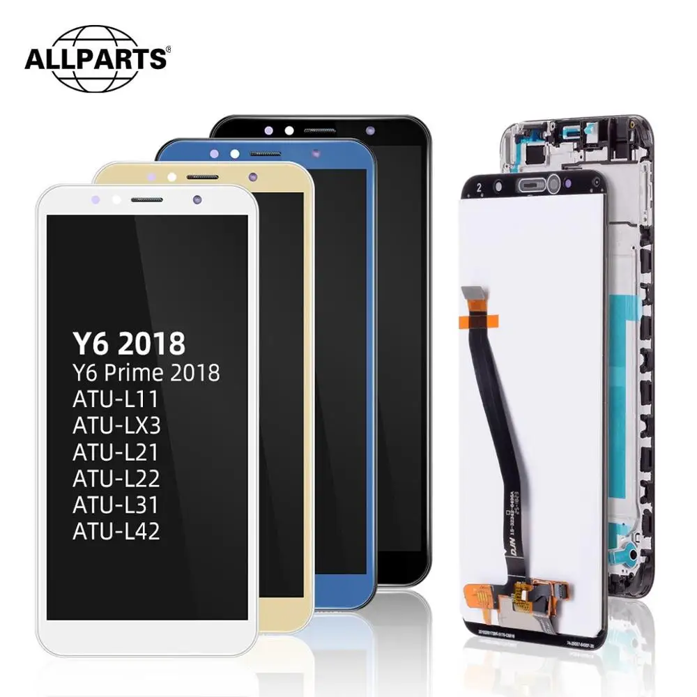 Дисплей для Huawei Y6 2018 Prime atu l31 LCD в сборе с тачскрином Оригинал 5.7'' черный