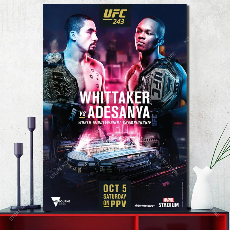 G519 художественный Декор UFC Конор Макгрегор MMA борьба события Горячая игра стены искусства холст Картина шелк плакат - Цвет: Picture 11
